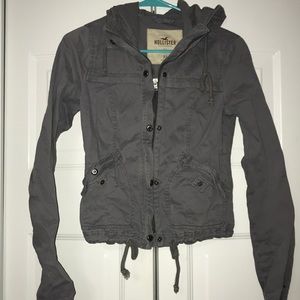 Gray Hollister Jacket